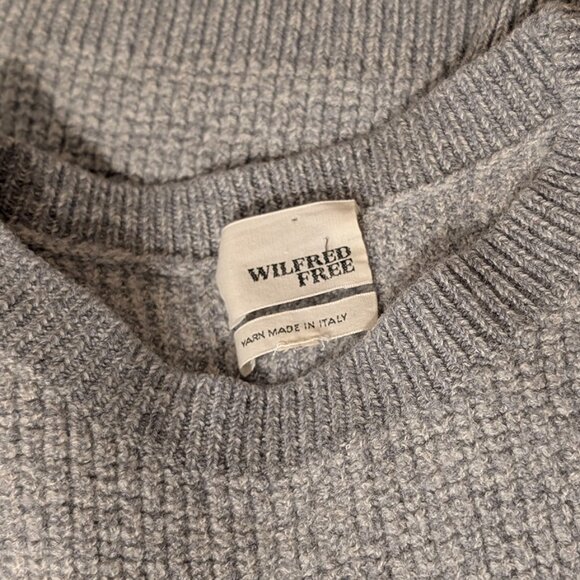 Aritzia Wilfred Free Wool Knit Long Sleeve Crew Neck Sweater CAM7-3409 - Picture 3 of 4